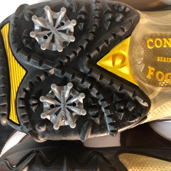 FootJoy Contour Series Mens Sz 11.5 Saddle  Soft Spikes Golf Shoes - Picture 10 of 16